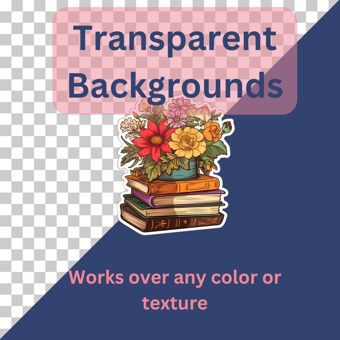 Bloomcore Books Clipart Bundle - 10 PNG & SVG Files for Scrapbooking ...