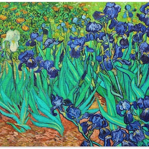 Irises Puzzle - Vincent van Gogh Art - 120, 252, 500-Piece Jigsaw Puzzle | Birthday, Christmas