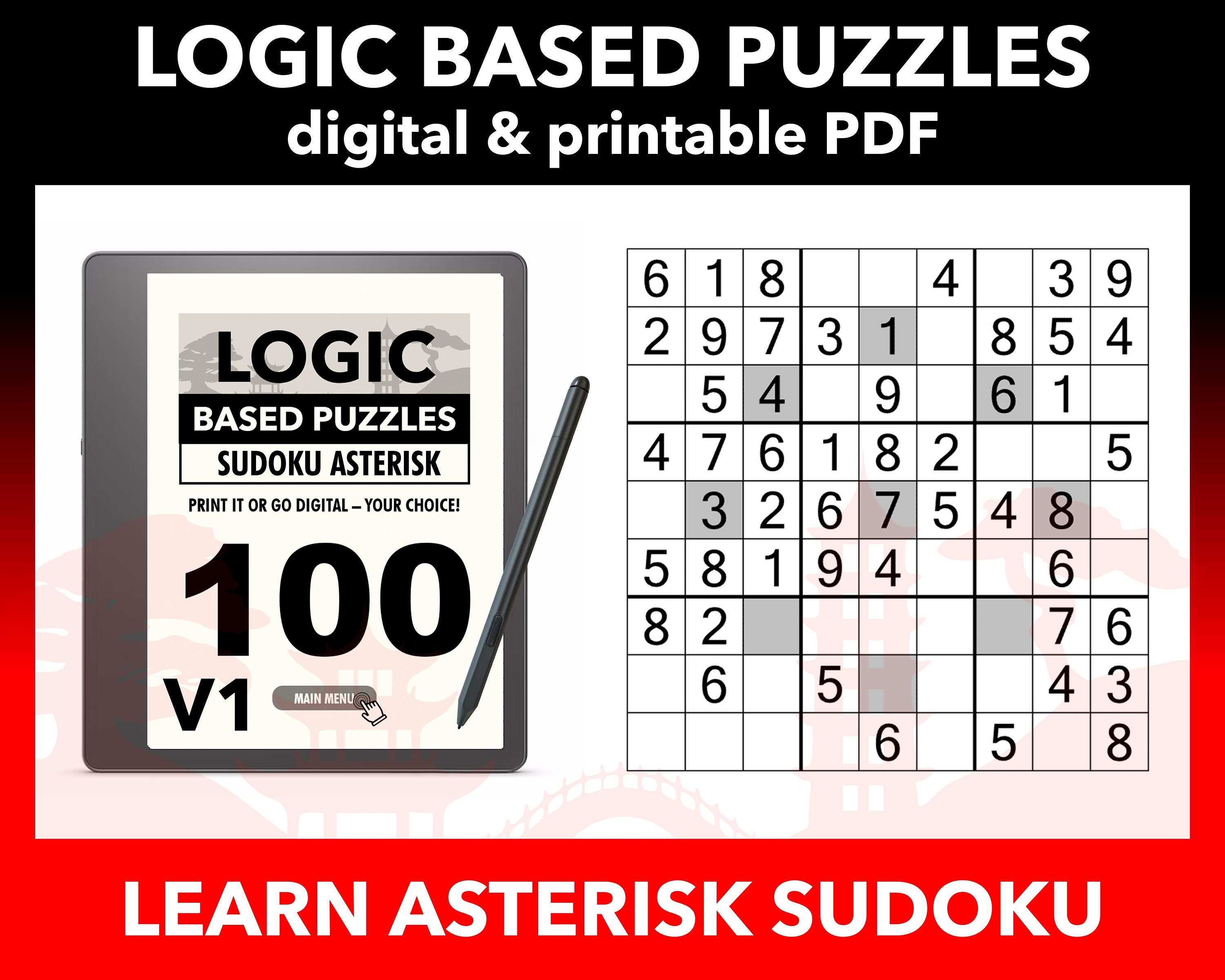 Asterisk Sudoku - Fácil 