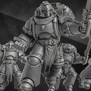 Space Knights Storm Squad with Jetpacks by Dakkadakka *+*