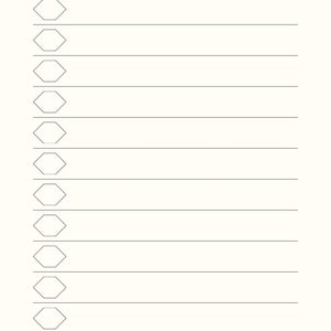Minimalist digital “task” template, printable