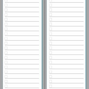 Digital “shopping list” template, printable