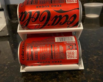 Soda/Beer Can Dispenser: Eco-Friendly PLA Plastic, Fridge Organizer
