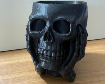 Skull Candy Bowl, Halloween Decor, Candy Dish, Skull Bowl, Spooky Home Decor, Unique Candy Dish, Gothic Bowl