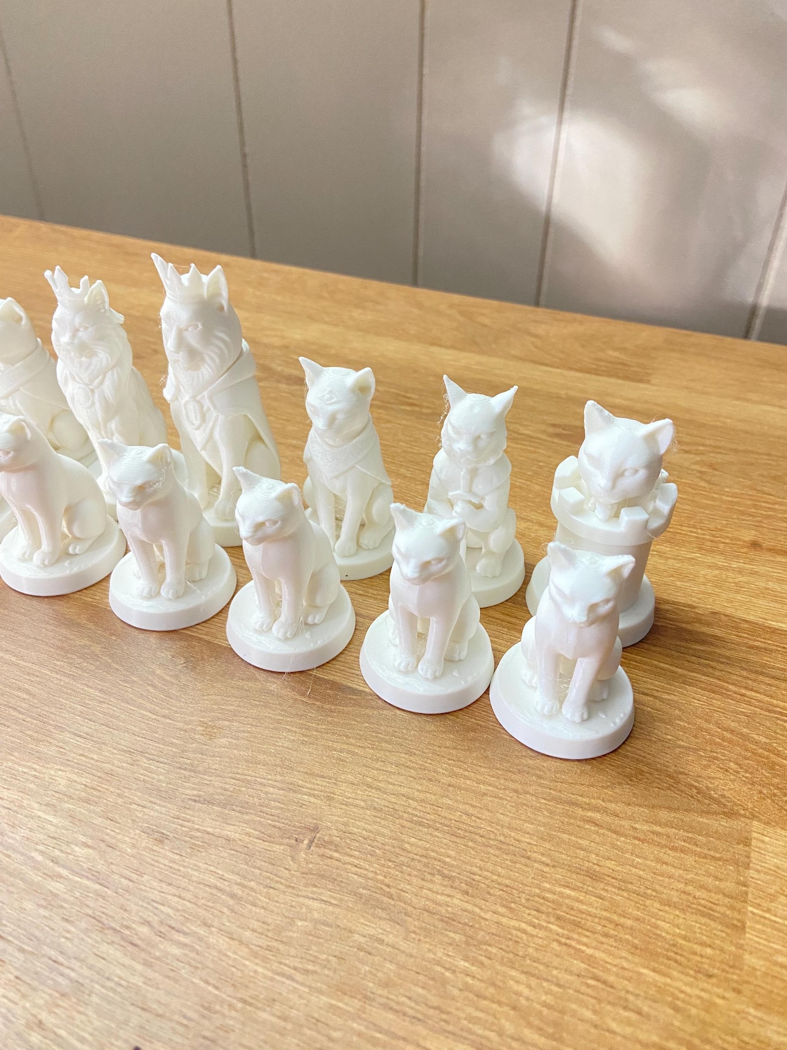 32-piece Cat Vs Dog Chess Set, Pet Lover Gift - Etsy