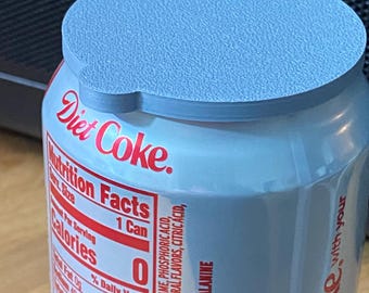 Lot de 6 couvercles de canettes de soda - Protecteurs de canettes réutilisables - Bouchons de canettes de bière et de soda - Protecteur de boisson de pique-nique extérieur