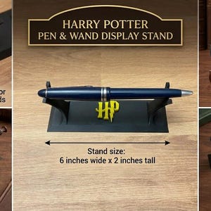 Handmade Harry Potter Wand Holder – 3D Printed Wand & Pen Stand Decor