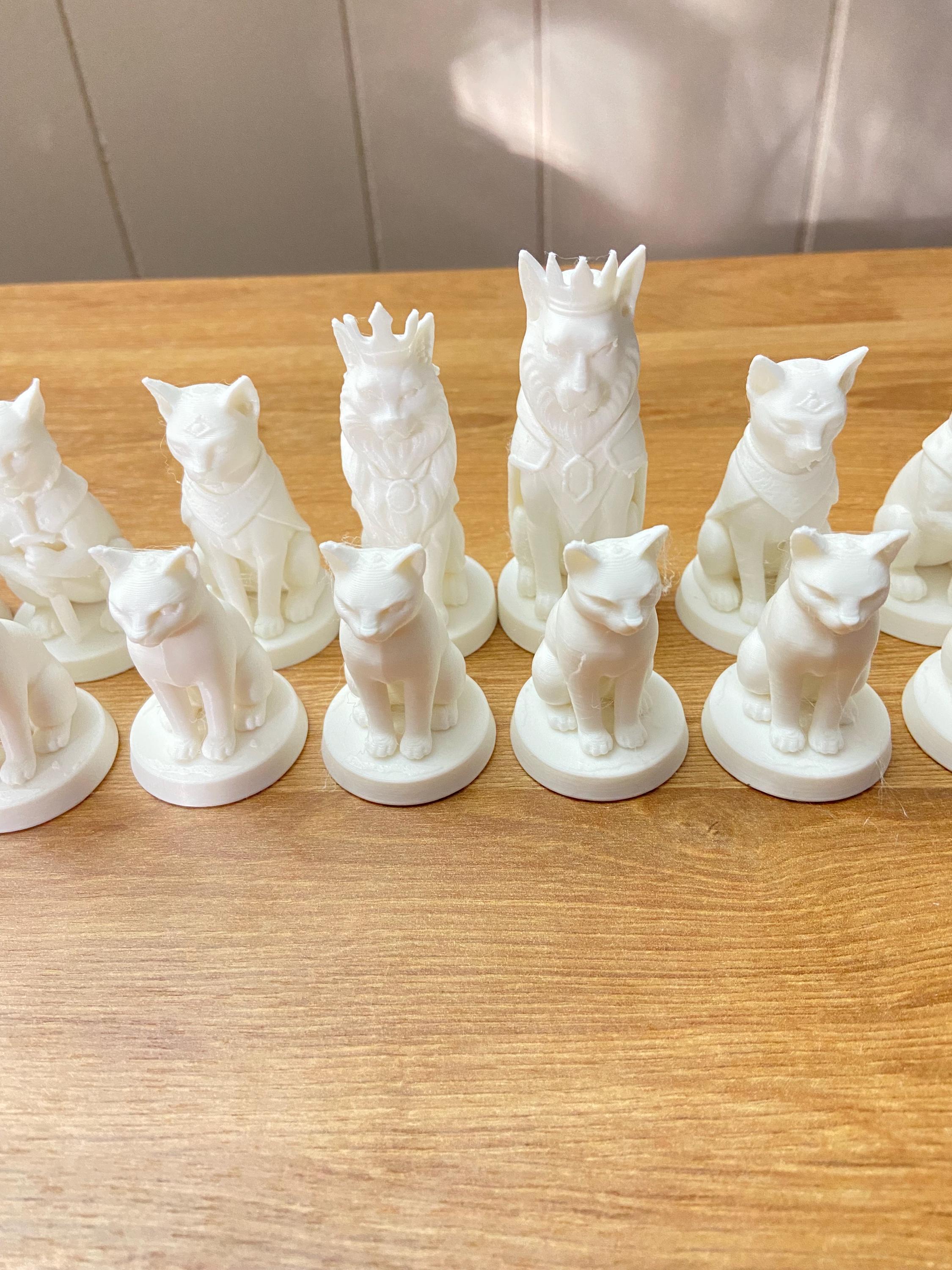 32-piece Cat Vs Dog Chess Set, Pet Lover Gift - Etsy