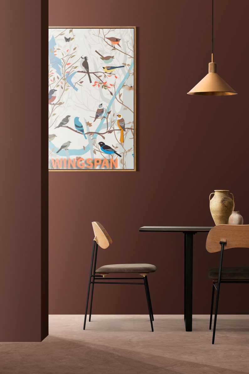 Wingspan Board Game Wall Art Board Game Wall Art Wingspan Printable