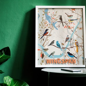 Wingspan Board Game Wall Art Board Game Wall Art Wingspan Printable ...