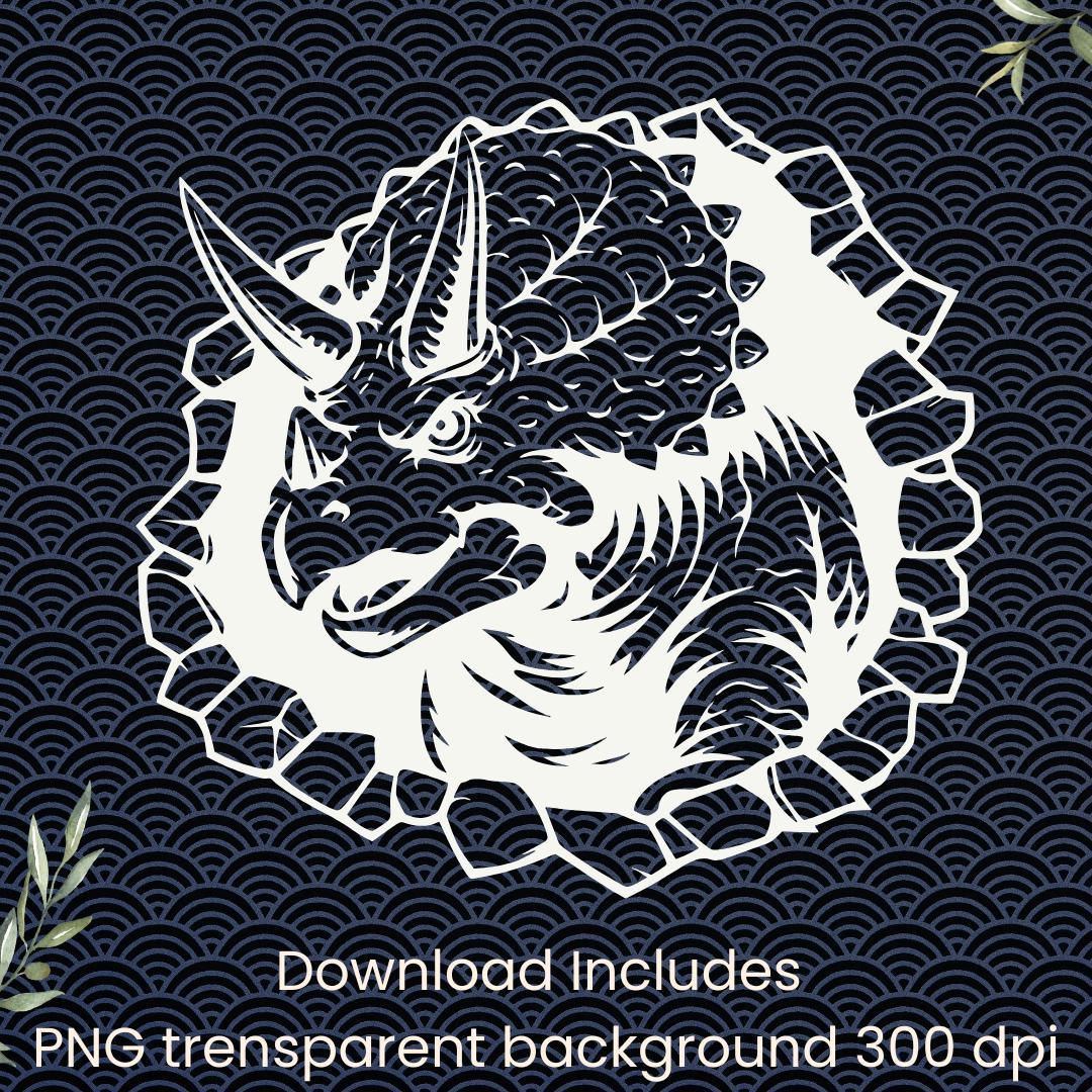 Dinosaur SVG Clipart Black & White – Tyrannosaurus T-rex Velociraptor ...