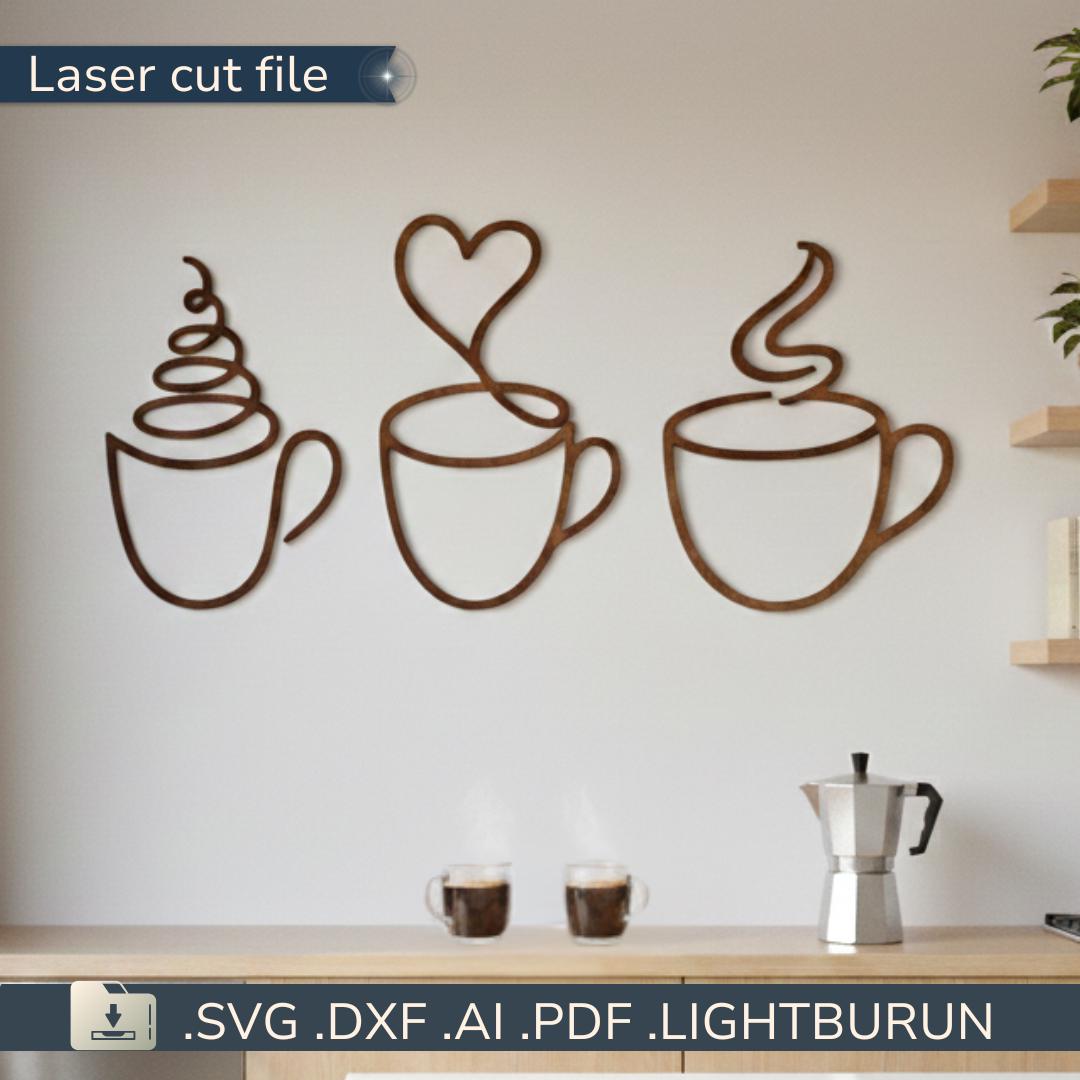 Cnc File Coffee Cup - Etsy