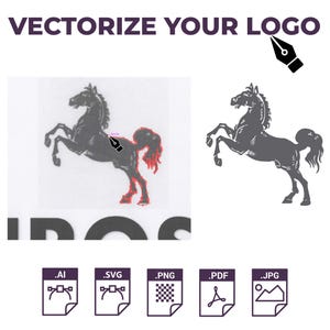 Logo Vectorization Service  Convert PNG to SVG Ai, Redraw Logo High Quality, Vector Logo for Printing & Animation