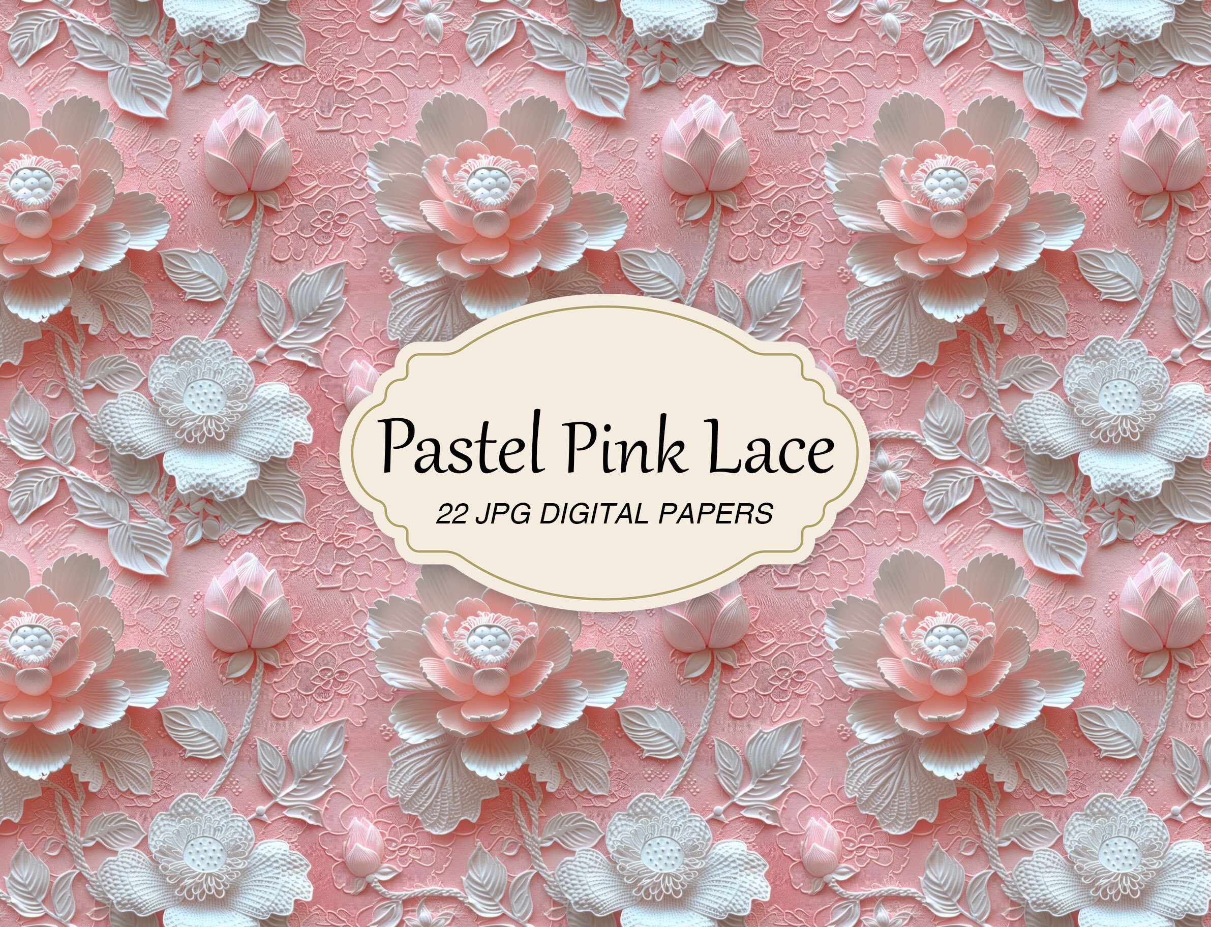 Society6 ケース Lace Love by Pink Berry Patterns Free Standing Lace Hearts 3 | Machine Embroidery Designs by JuJu
