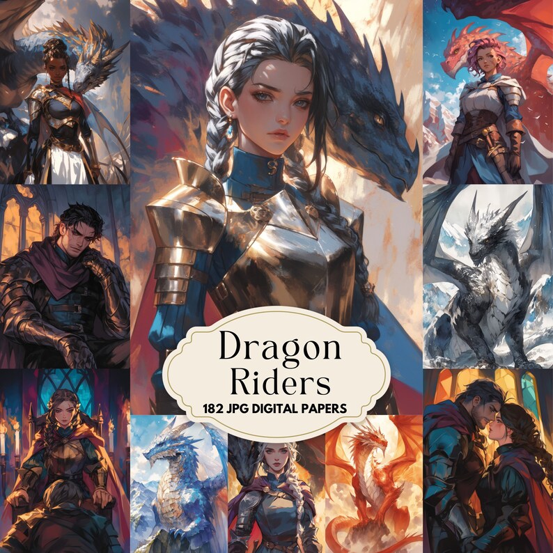 Dragon Riders Academy: Fantasy Junk Journal Pages (digital Download) - Etsy
