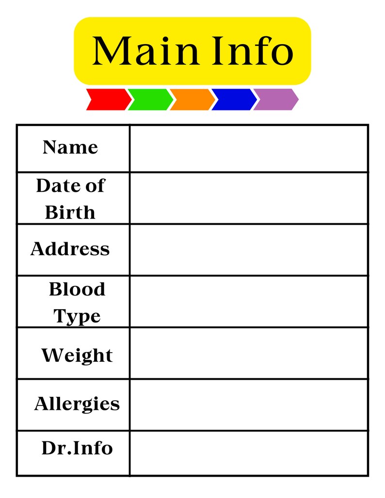 Autism Digital Journal, Autism Planner Printable Etsy