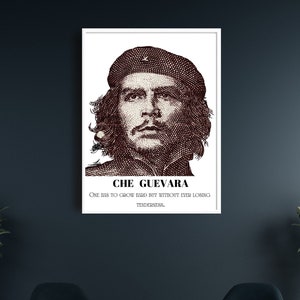 Che Guevara Digital Wall Art - Latin Art - Cuban Art - Qoute Wall Art
