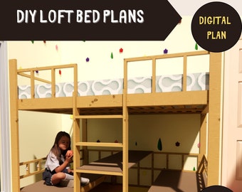 DIY loft bed plans-Step-by-Step Guide for a Stylish Space-Saving Bedroom Solution-Dıy