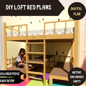 DIY loft bed plans-Step-by-Step Guide for a Stylish Space-Saving Bedroom Solution-Dıy