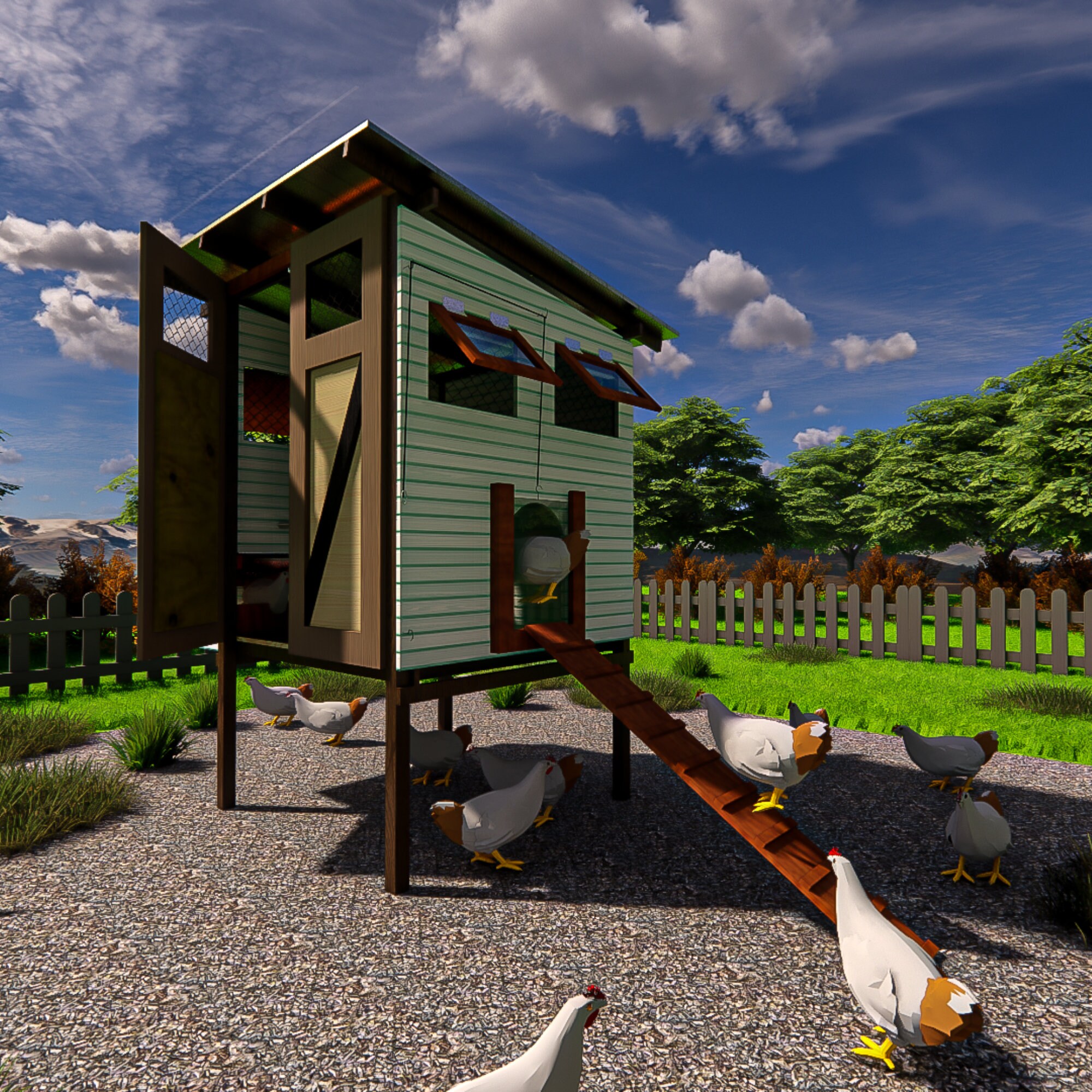 CHICKEN COOP PLANS Material List /step by Step Guide / Diy Etsy