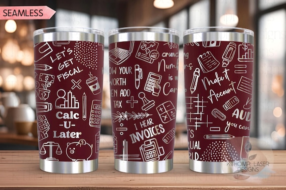 Accounting Finance Laser Engraved Tumbler Wrap Design (digital Download) -  Etsy Israel