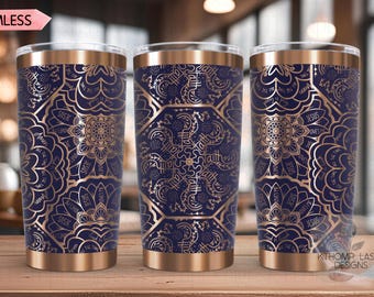 Faith Mandala Laser SVG Wrap for 20oz and 30oz Tumblers