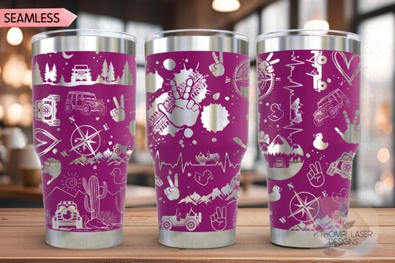 Off Roading 4x4 Laser SVG Wrap for 20oz and 30oz Tumblers - Etsy