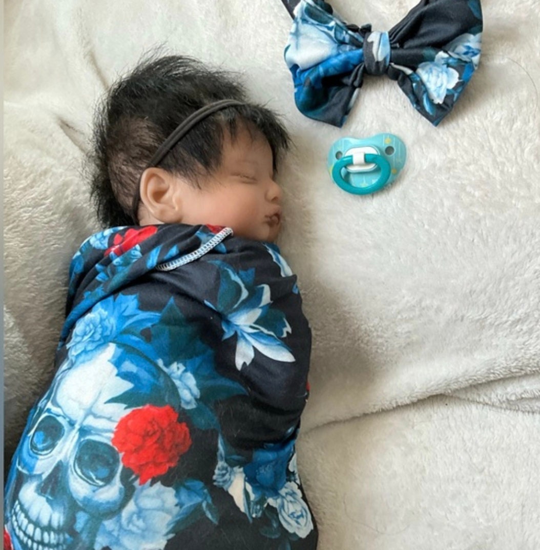 NEW Handmade Hyper Realistic Preemie Newborn Sleeping Reborn Doll with Nuk
