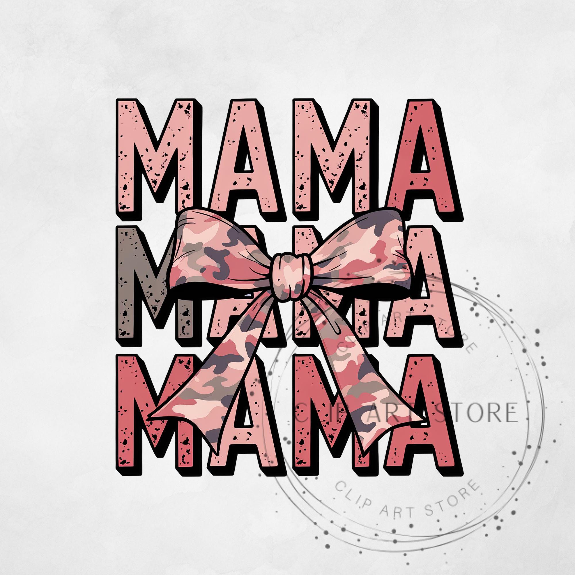 Mama Camo Coquette Bow PNG, Old School Camo Png, Girls Camo Bow Png ...