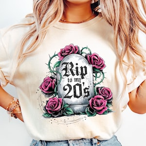 Rip To 20s Png, Morte Para Meus Vinte Anos Png, Design De Sublimação De 30º Aniversário, Clipart De Aniversário Gótico, Aniversário Assustador Png, Download Digital