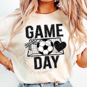 Soccer Game Day PNG, Coquette Soccer Glitter Png, Soccer Mama Png, Soccer Mom Png, Game Day, Sport Png, Football Mama