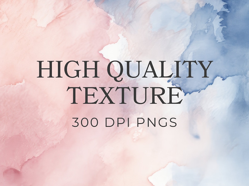 Navy and Blush Pink Texture Clipart Pack, Commercial Use, Watercolor ...