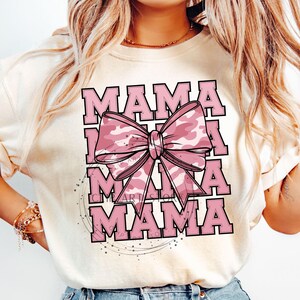 Mama Camo Coquette Bow PNG, Old School Camo png, Girls Camo Bow Png Shirt, Retro Hunting Sublimation, Coquette Bow Png, Camoflauge Print Png