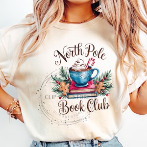 All Booked for Christmas Png, Christmas Books Png, Book Lovers Png, Christmas Teacher Png, Librarian Gift Png, North Pole Book Club Png