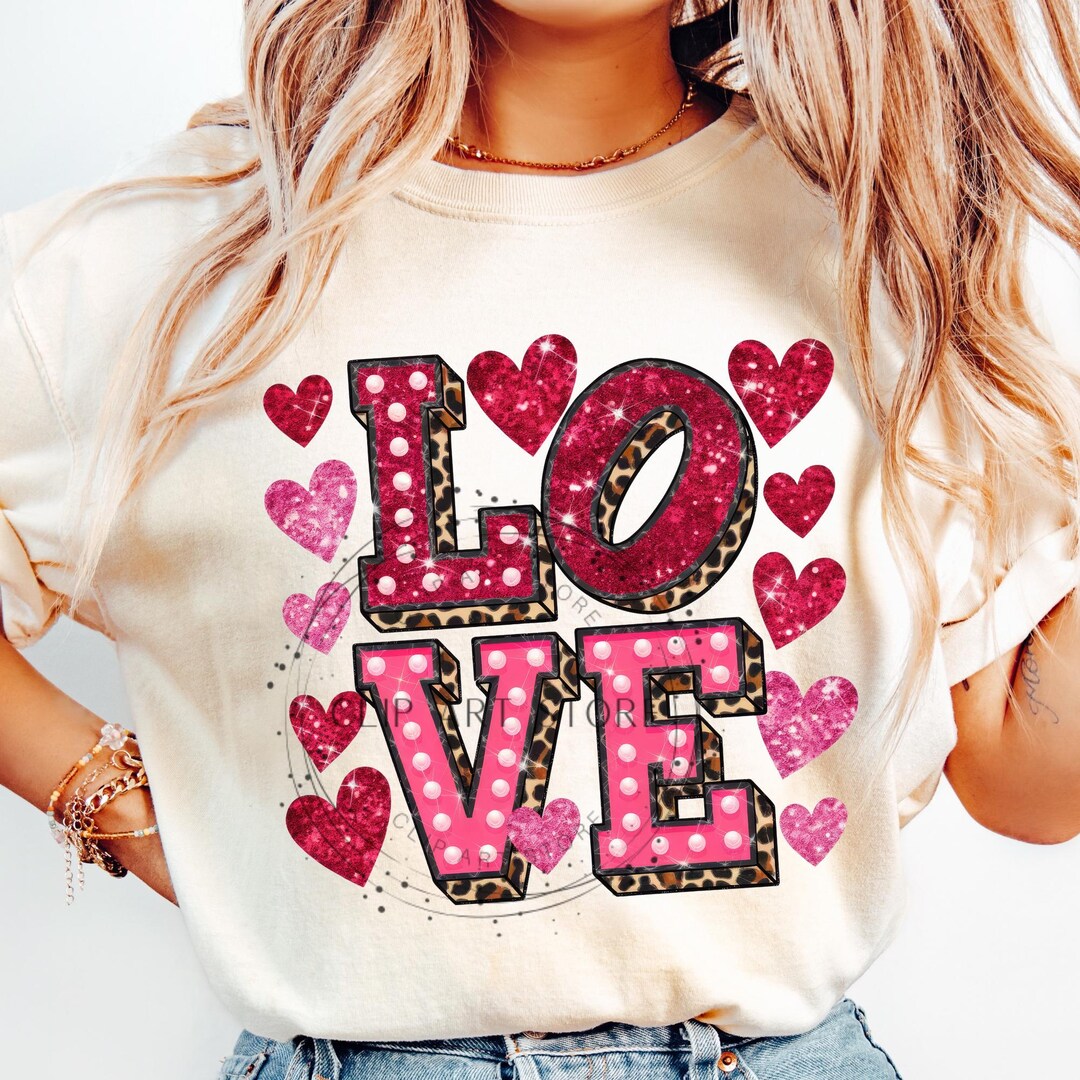 Valentine's Day Love Png Sublimation Design Download, Love Valentine ...