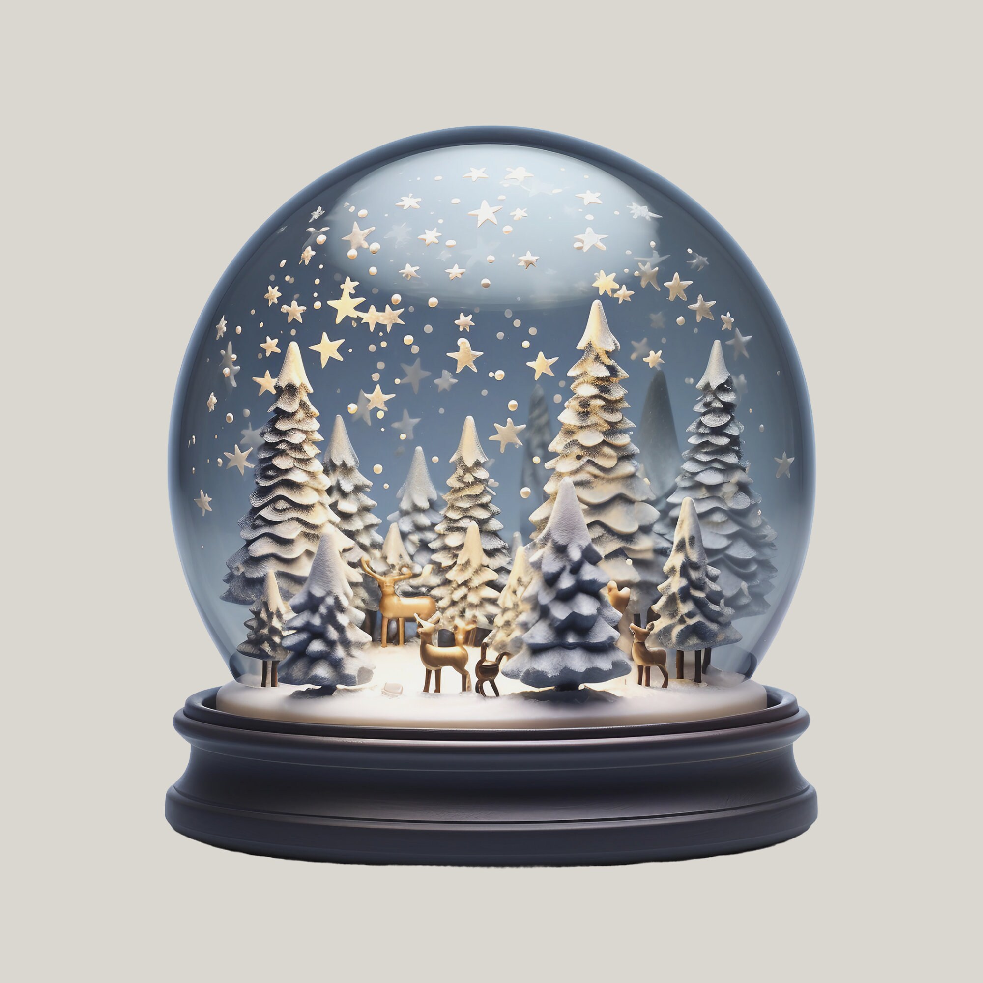 Christmas Snow Globe Clipart, Clipart for Commercial Use, Transparent ...