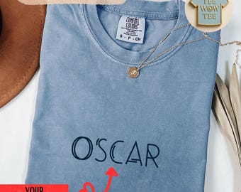 Comfort Colors Custom Name Shirt: Custom T Shirt, Personalized Shirt, Custom Text Shirt, Custom Tee, Comfort Colors