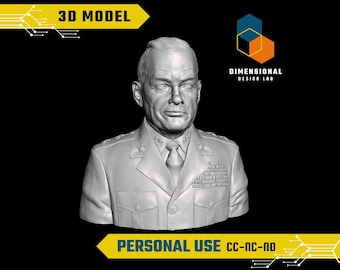 Modelo 3D de Chesty Puller - Archivo STL de alta calidad para impresión 3D (USO PERSONAL)