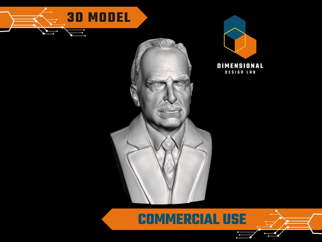 3D Model of Otto Hahn - High-quality STL File for 3D Printing ...