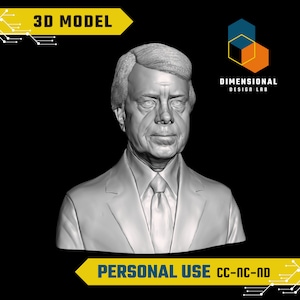 3D Modell von Jogi Carter - hochwertige STL Datei für den 3D-Druck (PERSÖNLICHER GEBRAUCH)
