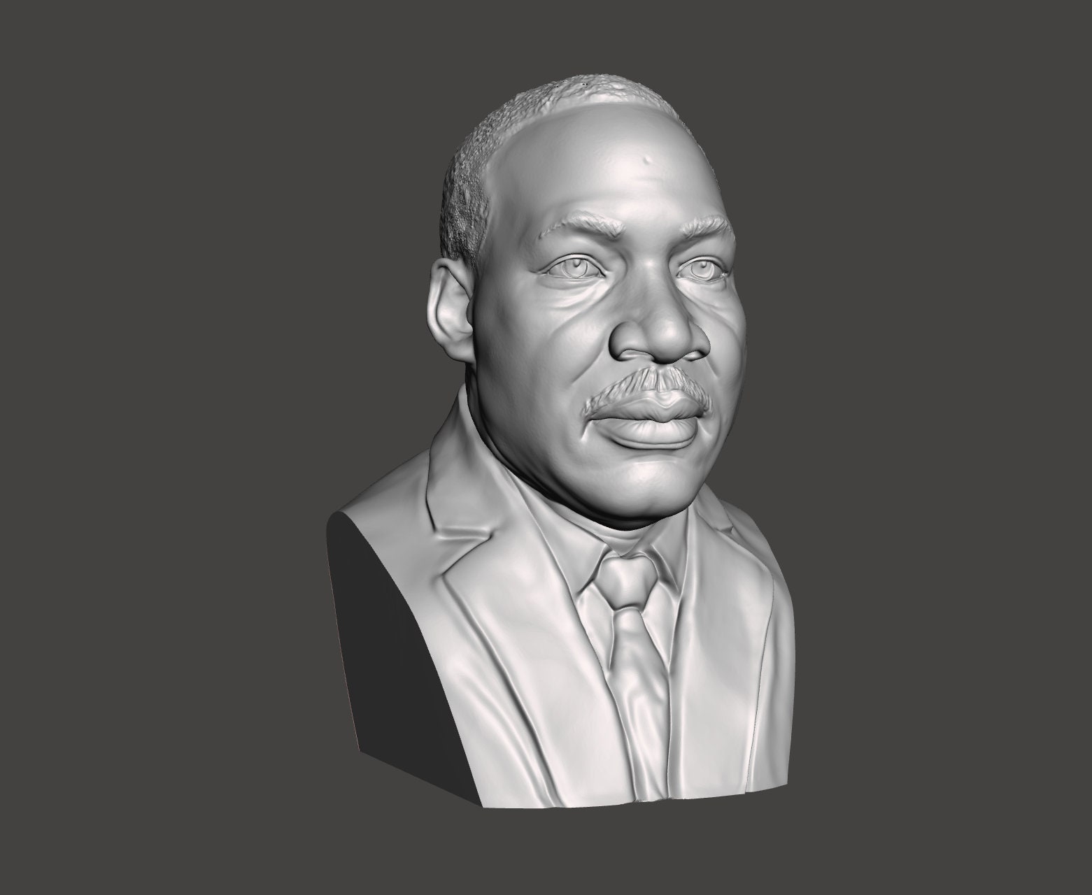 3D Model of Martin Luther King Jr. - High-quality STL File for 3D ...