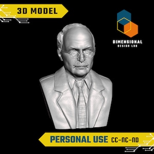 3D Model of Carl Jung - High-Quality STL File for 3D Printing (PERSONAL USE)