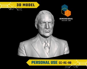 3D-model van Warren G. Harding - Hoogwaardig STL-bestand voor 3D-printen (PERSOONLIJK GEBRUIK)