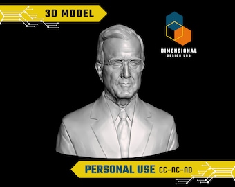 Modelo 3D de George H.W. Bush - Archivo STL de alta calidad para impresión 3D (USO PERSONAL)