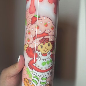 Strawberry Shortcake Tumbler l Strawberry Tumbler l