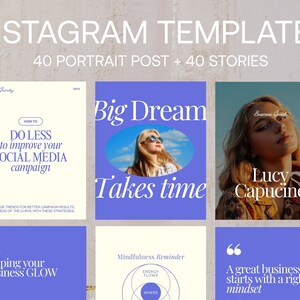 Rectangle Instagram template for coaches, service providers, business owners