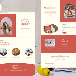 Wix Website Template for Life Coaches, Business Coaches & Wellness Experts