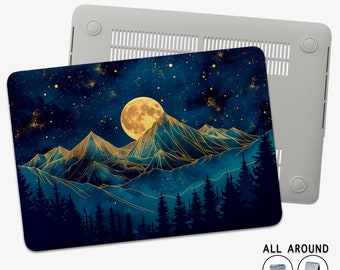 Mountain Nature MacBook Case, Hard Cover Landscape Design for MacBook Air/Pro 11/12/13/14/15/16 Inch Protective Case, MacBook air 13