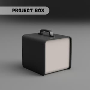 Modular Project Box, STL File for 3D Printing, Portable Electronics Enclosure, DIY Gadget Case