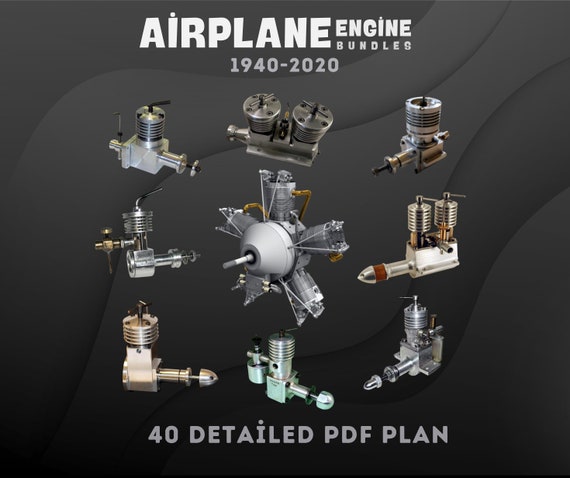 Buy Model Plane Engine Bundle Rc Model Airplane Engine Since 1940 2020 40 Pcs Champion Engine Diesel and Glow PDF Airplane Rc Model Plane Online in India Etsy